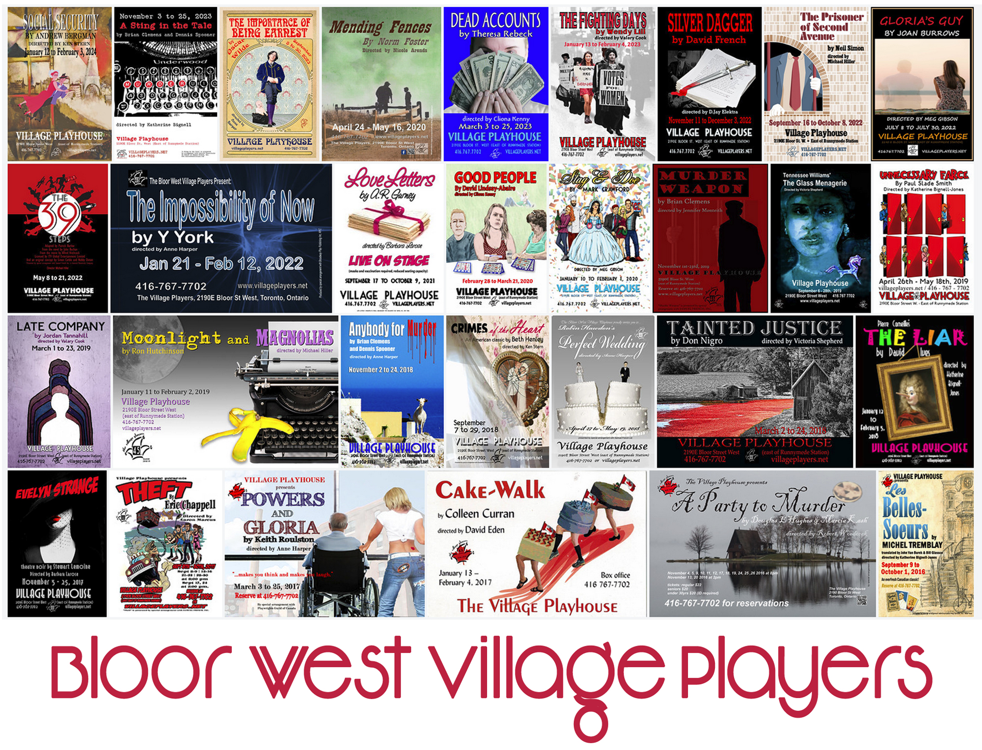 "Village Players" "Bloor West Village Players" "Village Playhouse" "Runnymede theatre" theatre theater "community theatre" "2023-24" fund-raising